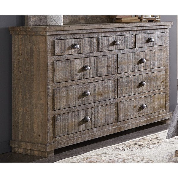 Again, with big ticket furniture items like dressers, beds and rugs, I recommend neutrals if on the fence if you love color in space. You can always add color in a vase or flowers on top of the dresser. Photo courtesy of Overstock.com