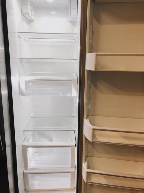 Emptied fridge
