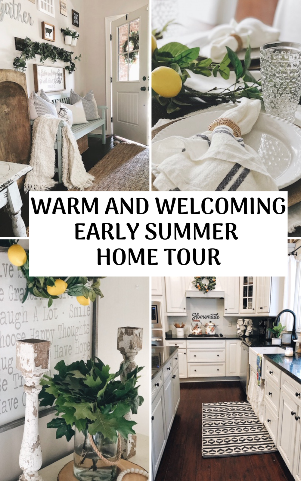 Early Summer Home Tour featured by top AL home blogger, She Gave It A Go
