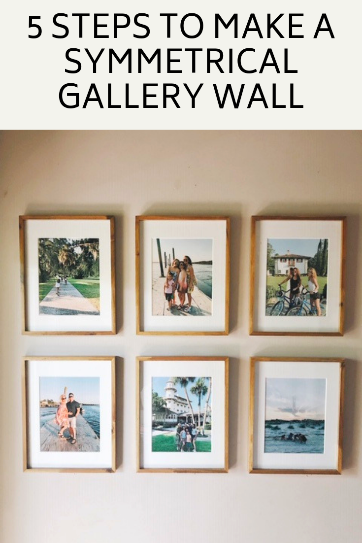 How to Make a Symmetrical Gallery Wall in 5 Steps, a tutorial featured by top AL home decor blogger, She Gave It A Go