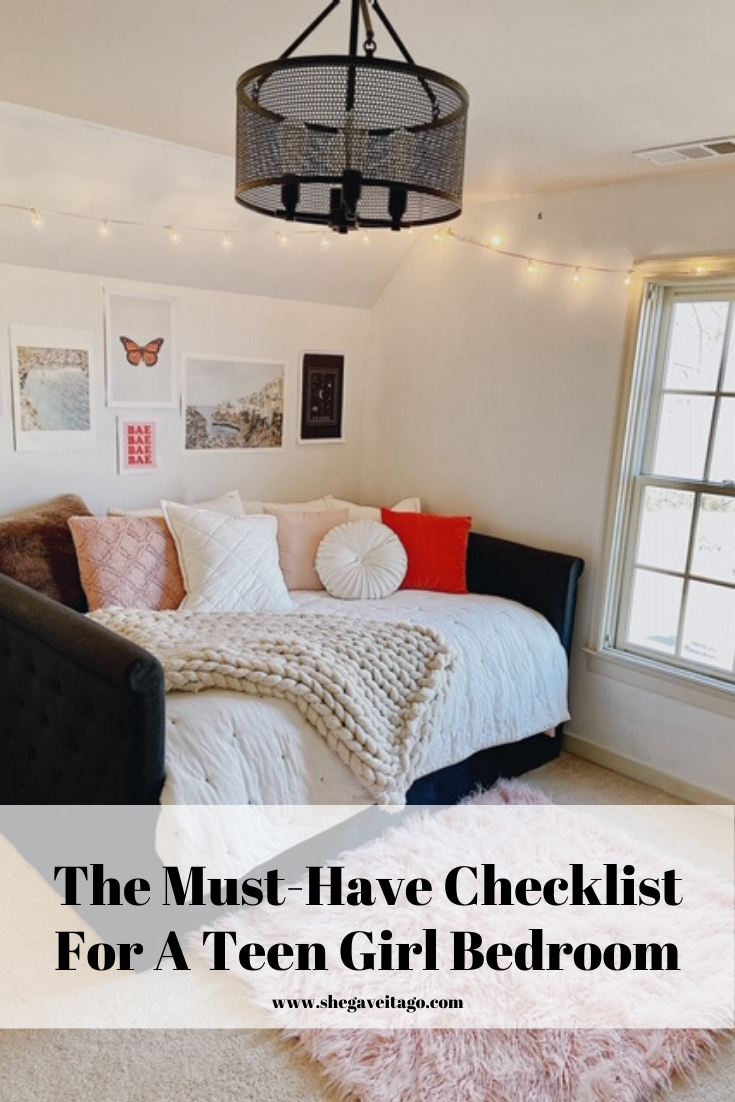 Teen Girl Bedroom Essentials a Complete Checklist   She Gave It A Go
