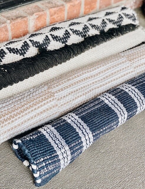 Layered Doormats For Spring featured by top AL home decor blogger, She Gave It A Go
