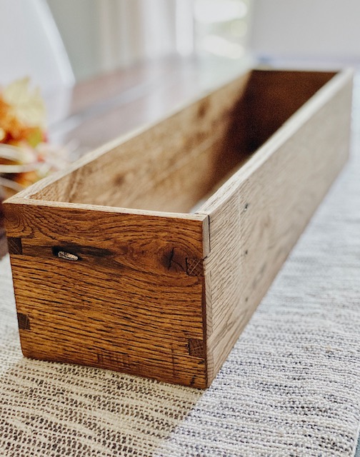 DIY Rustic Wood Box Centerpiece - Liz Marie Blog