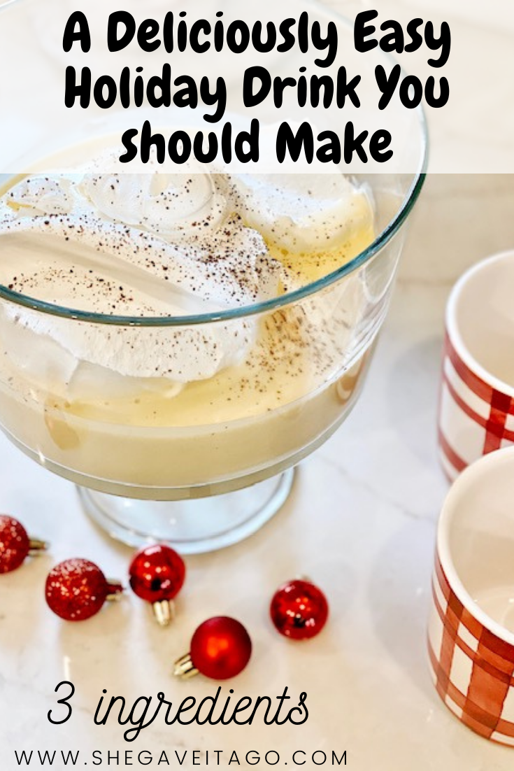 A Deliciously Easy Holiday Drink You Should Make | She Gave It A Go