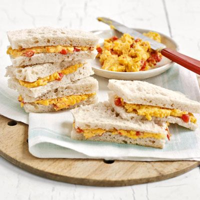 20 Best Picnic Food Ideas featured by top AL lifestyle blogger, She Gave It A Go |Picnic Food Ideas by popular Alabama lifestyle blog, She Gave It A Go: image of a pimento cheese sandwich. 