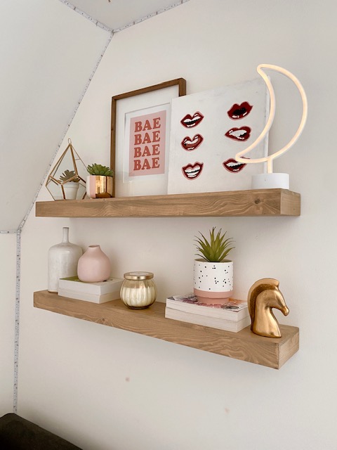 Teen Bedroom Shelves Ideas featured by top AL lifestyle blogger, She Gave It A Go