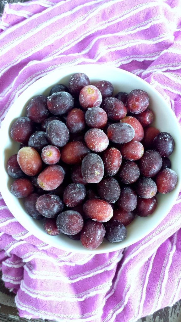 20 Best Picnic Food Ideas featured by top AL lifestyle blogger, She Gave It A Go |Picnic Food Ideas by popular Alabama lifestyle blog, She Gave It A Go: image of frozen grapes. 