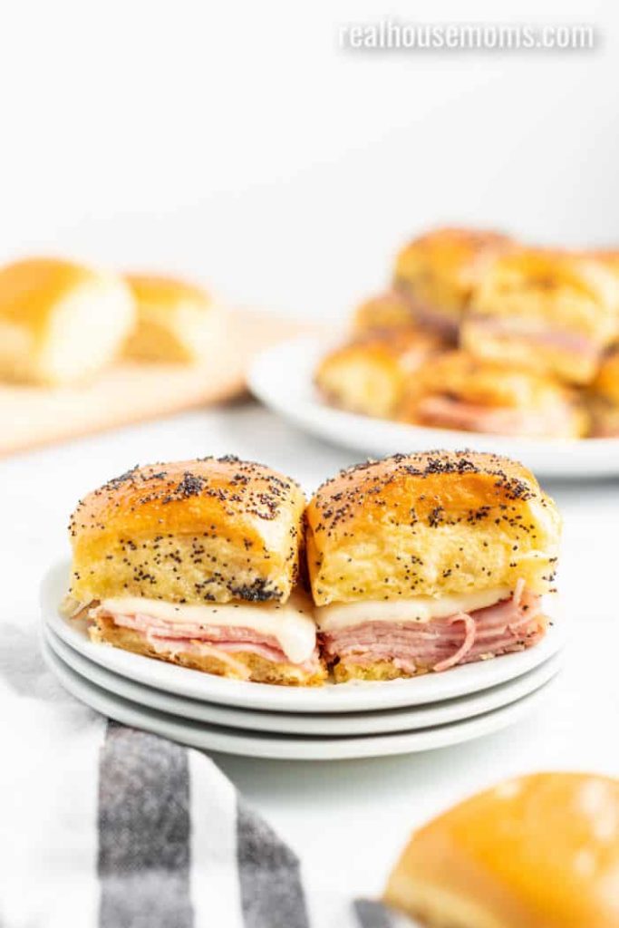 20 Best Picnic Food Ideas featured by top AL lifestyle blogger, She Gave It A Go |Picnic Food Ideas by popular Alabama lifestyle blog, She Gave It A Go: image of ham and cheese sliders. 