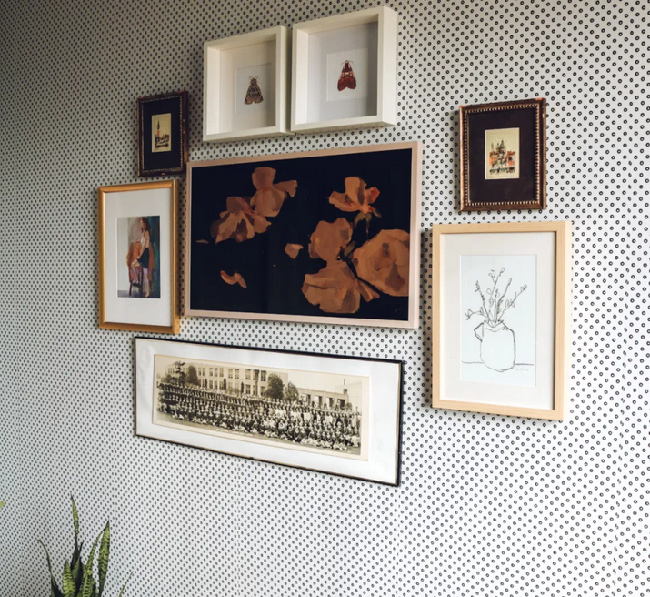How to Create a Modern Farmhouse Gallery Wall in your Home, tips featured by top AL lifestyle blogger, She Gave It a Go