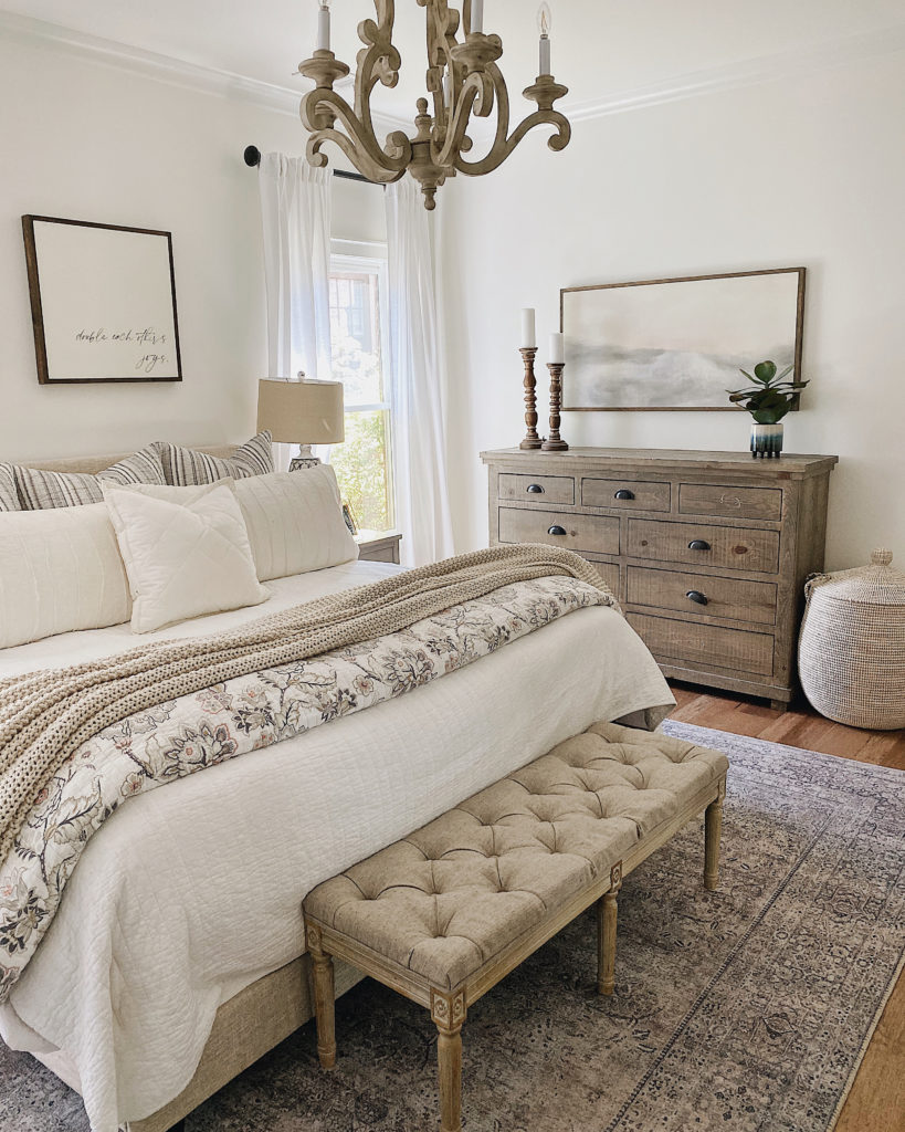 Summer Home Tour 2021: Bedroom, Living Room and Dining Room Ideas featured by top AL home blogger, She Gave It A Go