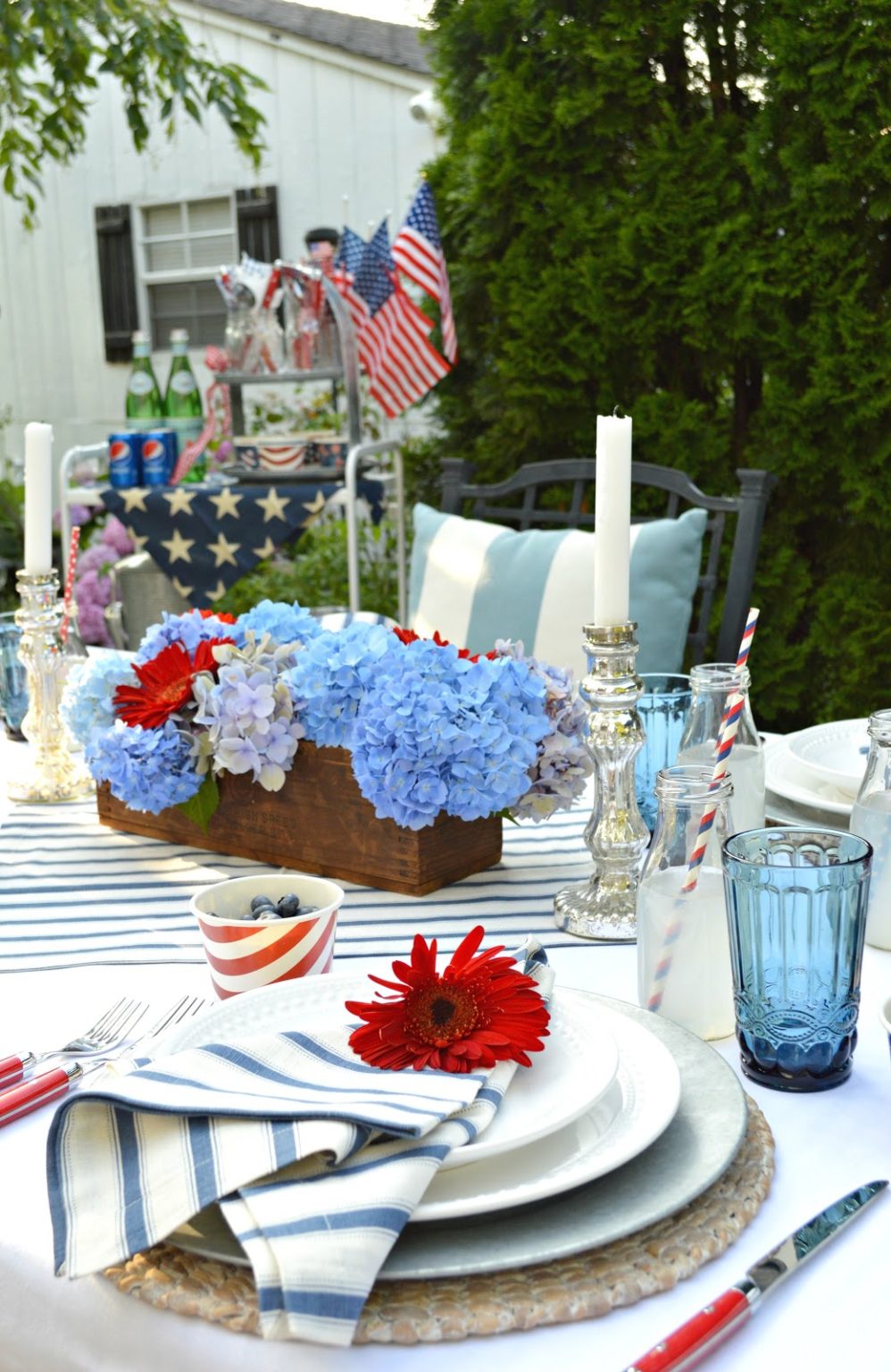 Memorial Day Table Decorations Alabama DIY She Gave It A Go