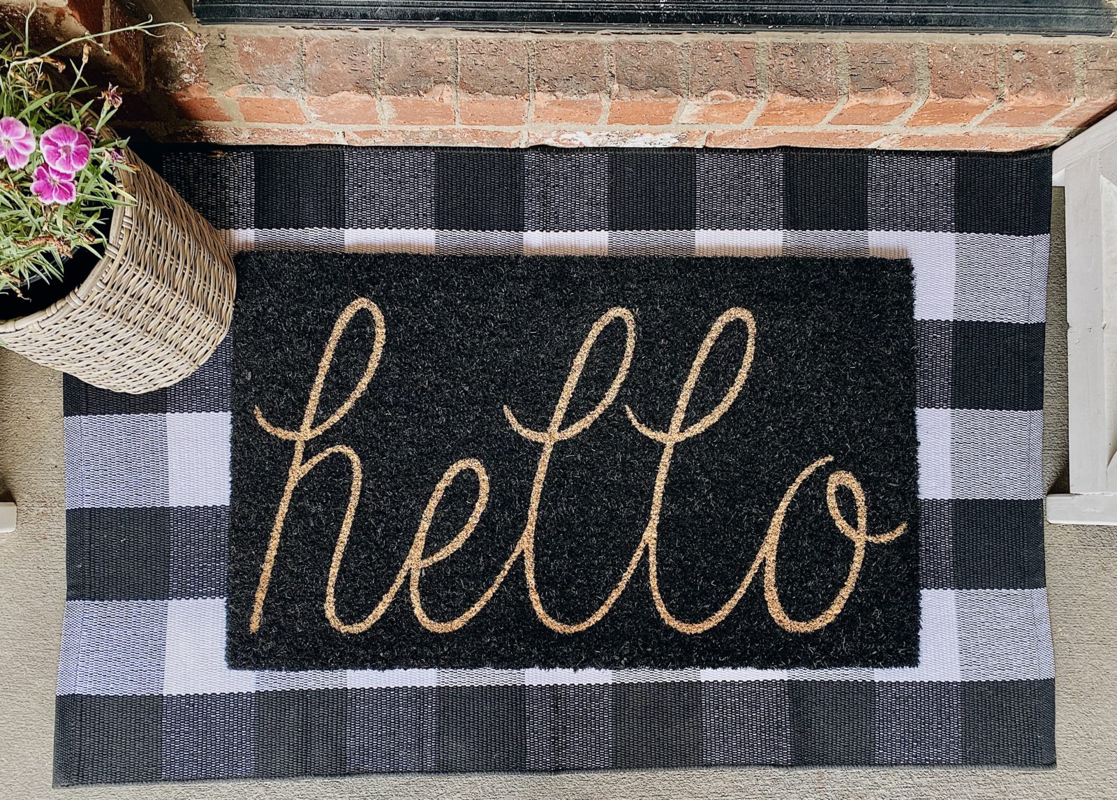 12 Farmhouse Doormats Perfect for Summer She Gave It A Go