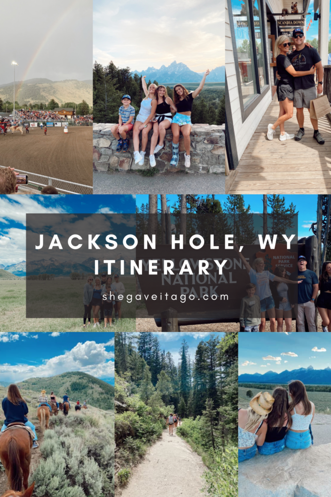 Best Things to do in Jackson Hole by popular Alabama travel blog, She Gave it a Go: Pinterest image of things to do in Jackson Hole, WY. 