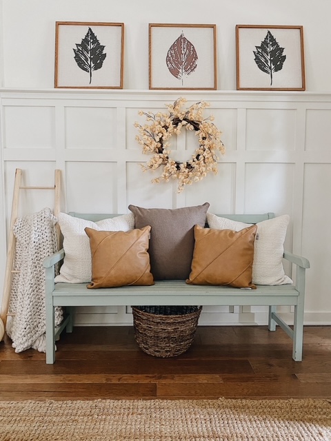 Entryway Decor Ideas for late summer and early fall featured by top AL home decor blogger, She Gave It A Go