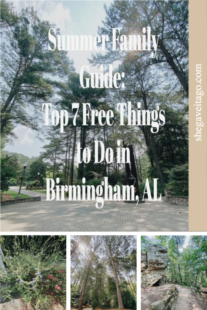 7 Free Things to Do in Birmingham, AL in the summer featured by top AL blogger, She Gave It A Go | Things To Do In Birmingham AL by popular Alabama travel blog, She Gave It A Go: image of things to do in Birmingham AL.