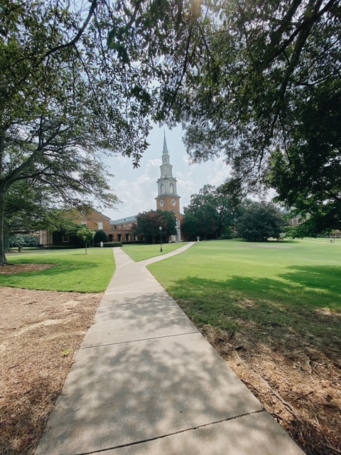 7 Free Things to Do in Birmingham, AL in the summer featured by top AL blogger, She Gave It A Go | Things To Do In Birmingham AL by popular Alabama travel blog, She Gave It A Go: image of Samford University. 