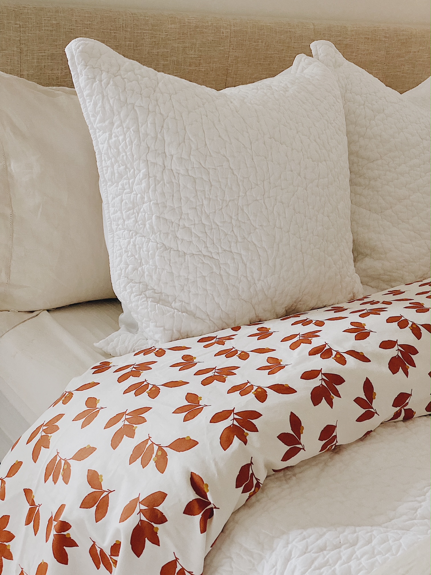 Fall Bedroom Decor Ideas featured by top AL home blogger, She Gave It A Go