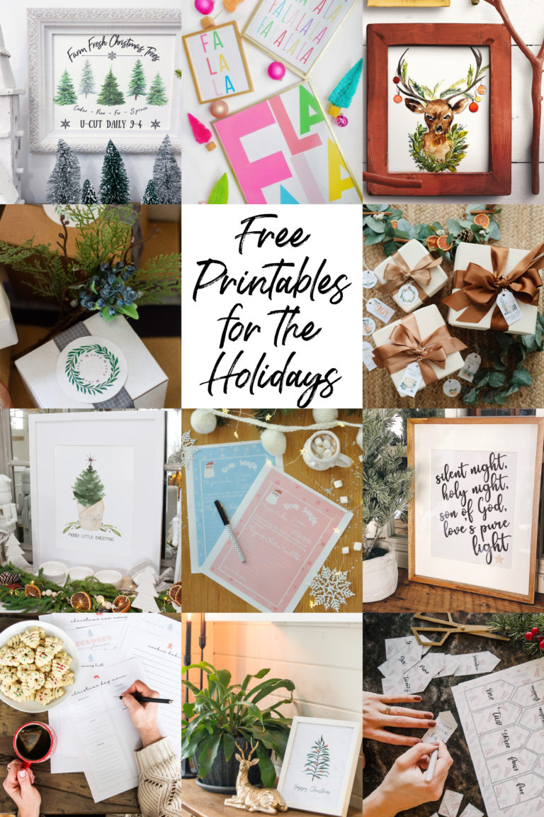 3 FREE Christian Christmas Printables for your Home | She Gave It A Go