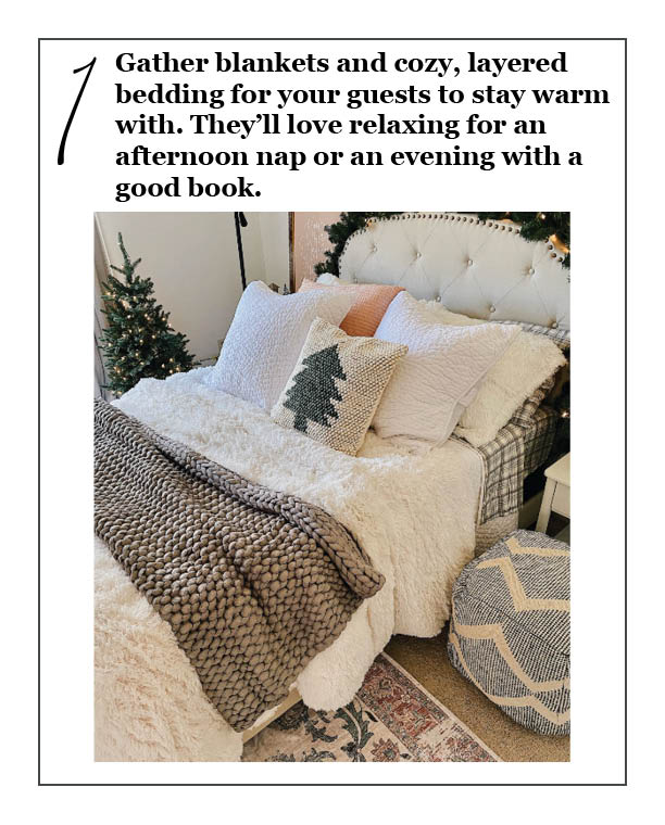 guest Bedroom Holiday Decor featured by top AL home decor blogger, She Gave It A Go