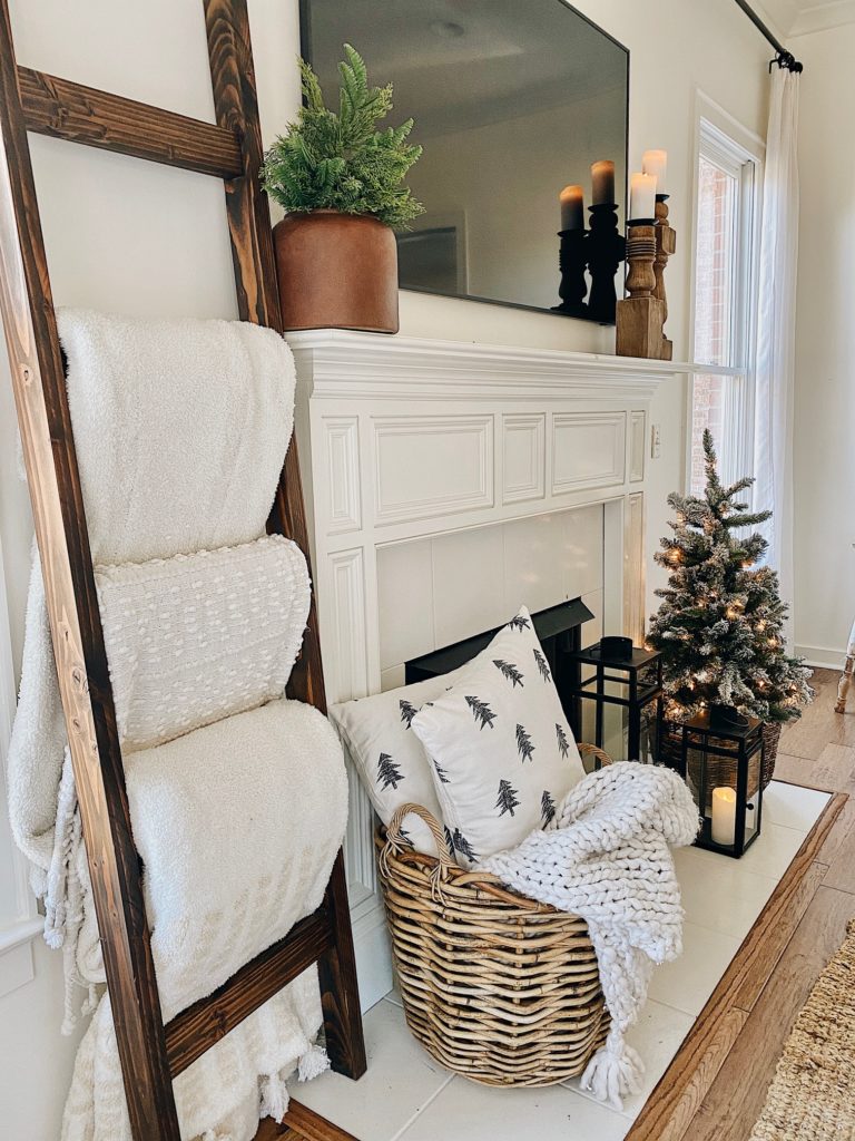 Cozy Winter Fireplace Decor Essentials by top AL home blogger, She Gave It A Go