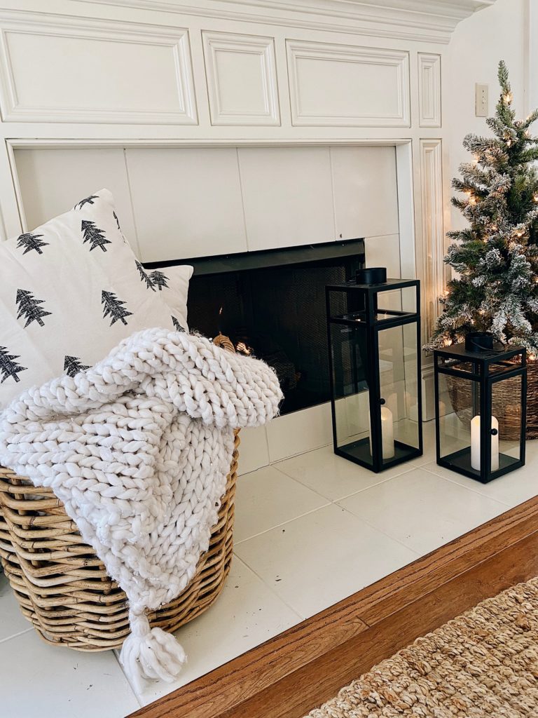Cozy Winter Fireplace Decor Essentials by top AL home blogger, She Gave It A Go