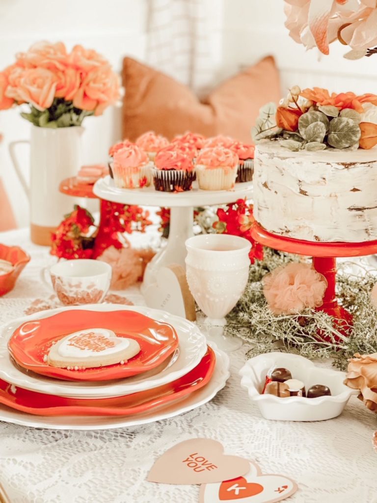 7 Lovely Valentine's Day Tablescape Ideas featured by top AL home decor blogger, She Gave It A Go