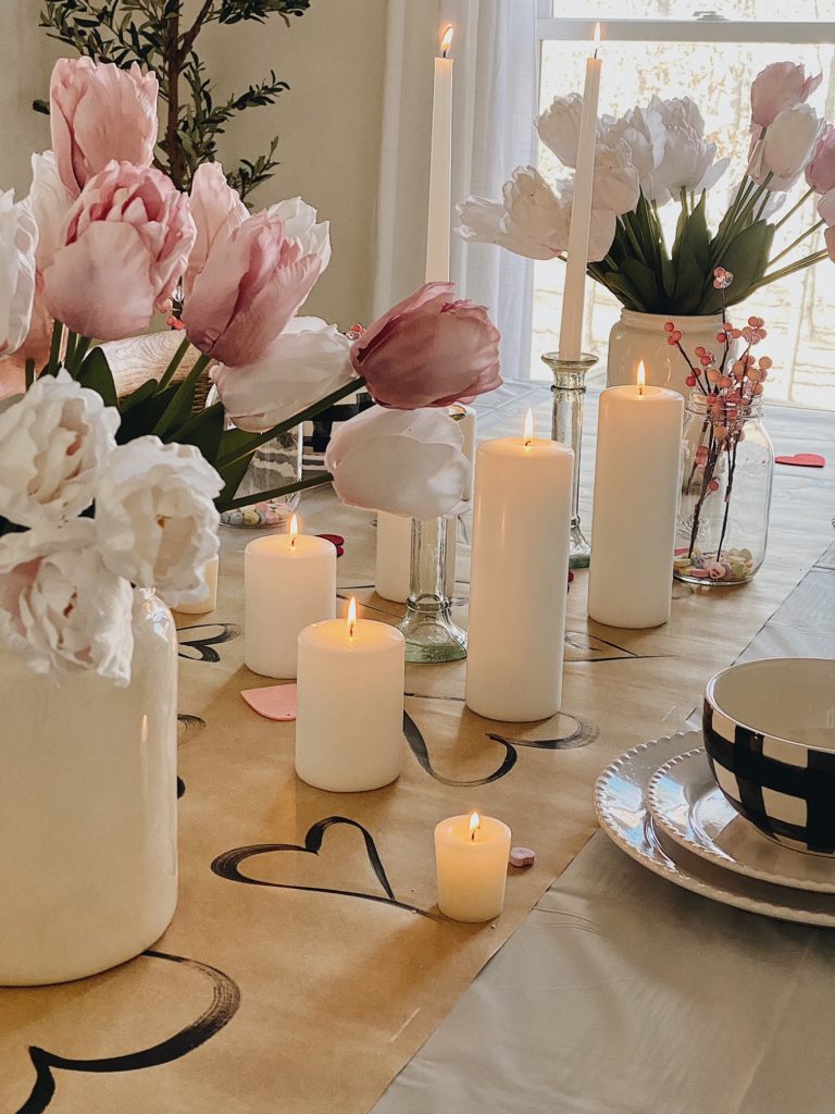 7 Lovely Valentine's Day Tablescape Ideas featured by top AL home decor blogger, She Gave It A Go
