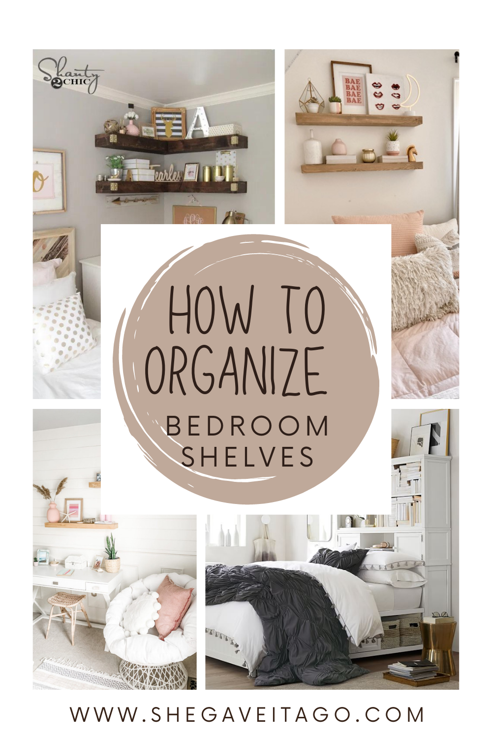 How To Organize Your Bedroom Shelves She Gave It A Go