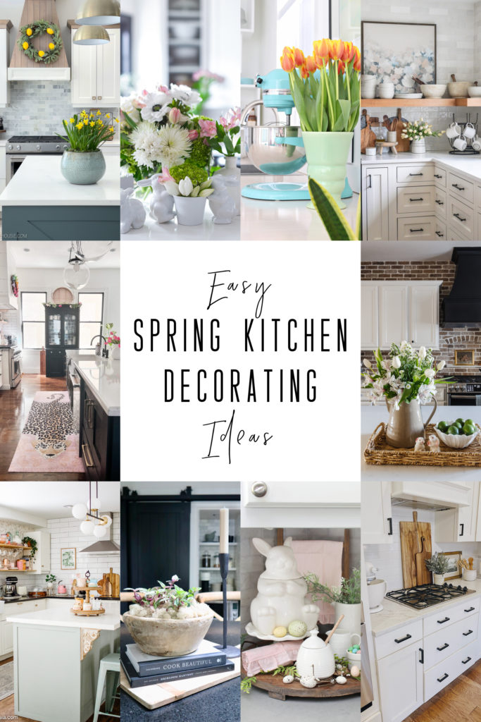 Spring Farmhouse Kitchen Decor Ideas | She Gave It A Go