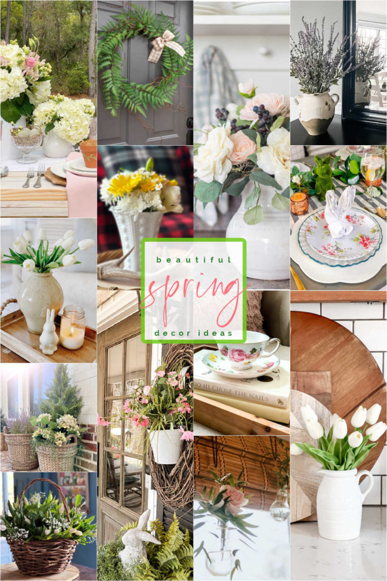 Farmhouse Spring Home Decor Ideas | She Gave It A Go