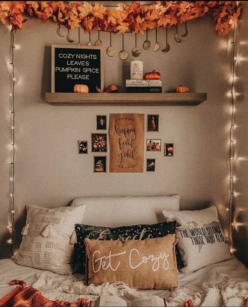 How To Easily Decorate Your Bedroom For Fall | She Gave It A Go