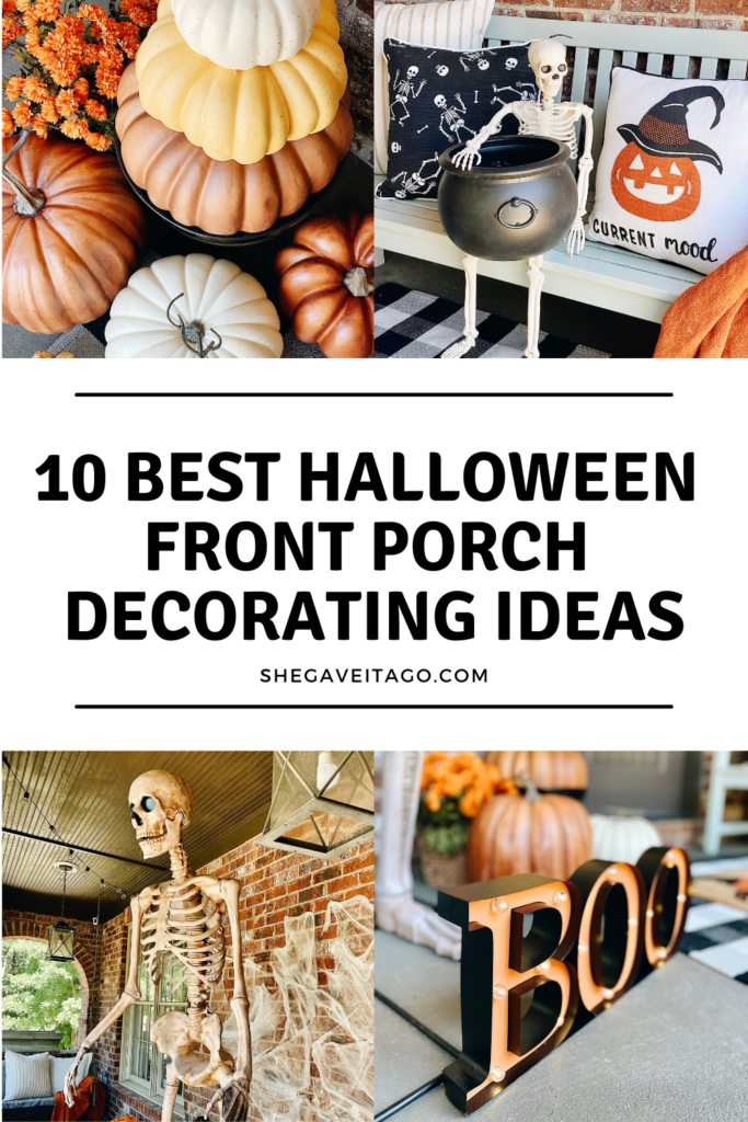 halloween front porch decorating ideas