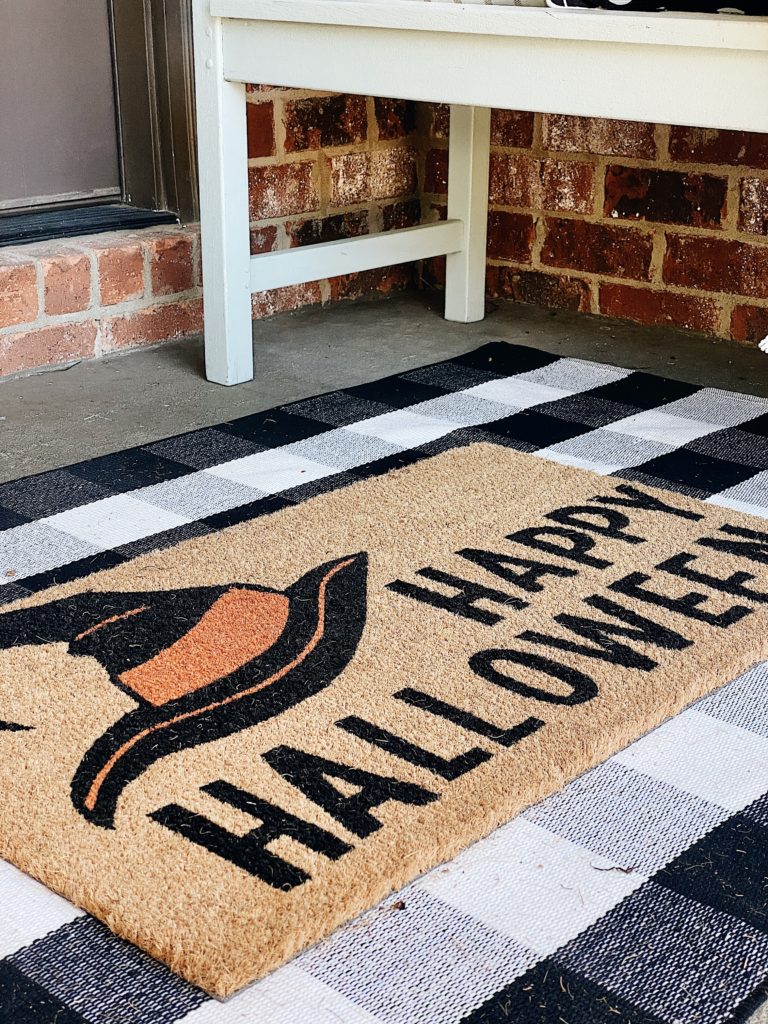 Happy Halloween doormat