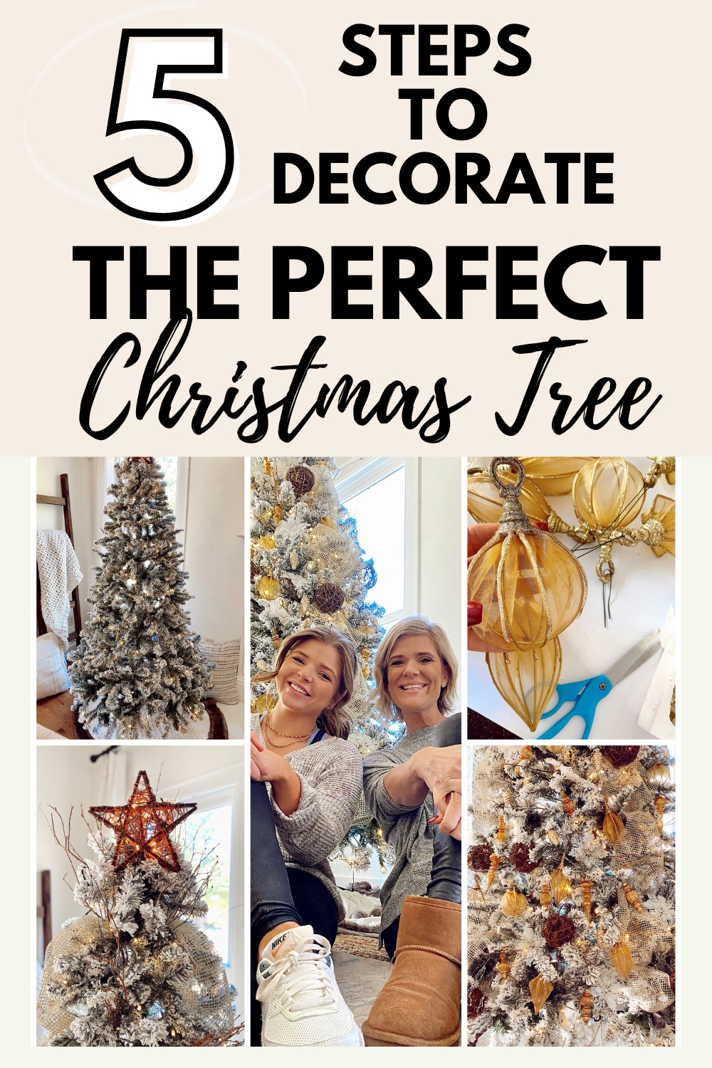 5 STEPS TO DECORATE THE PERFECT CHRISTMAS TREE