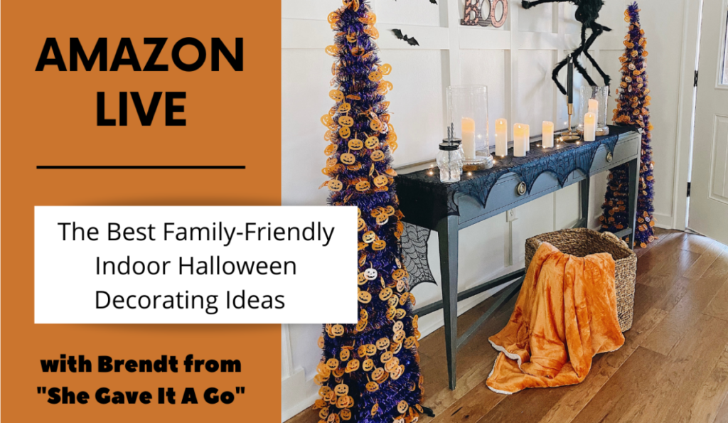 Amazon live stream graphic for Halloween