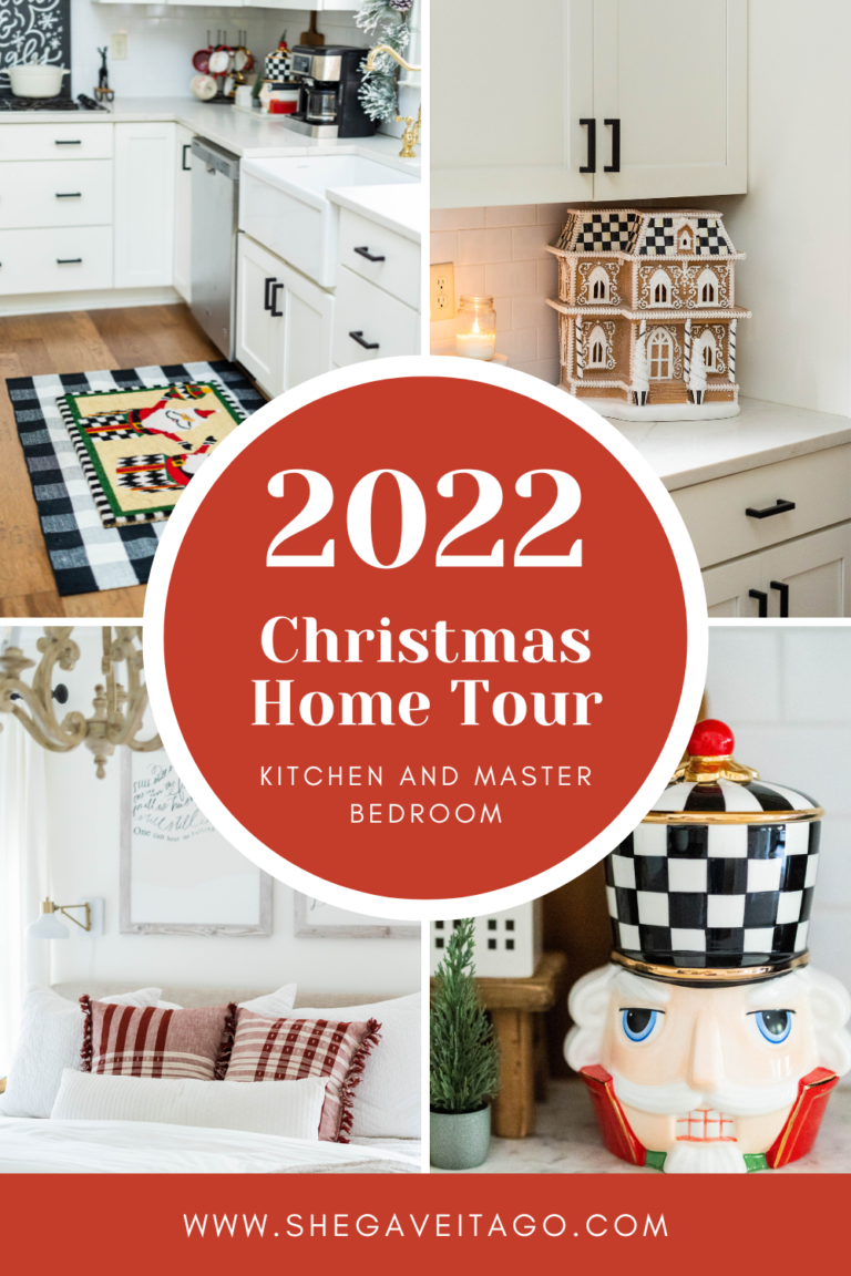 Christmas Home Tour 2022 Kitchen And Master Bedroom She Gave It A Go