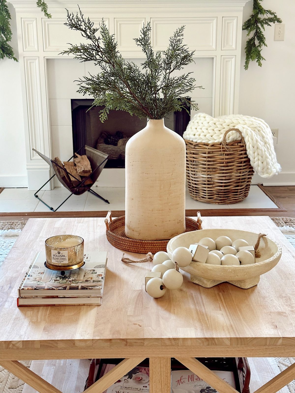 5 Cozy Coffee Table Decorating Ideas For Winter | She Gave It A Go