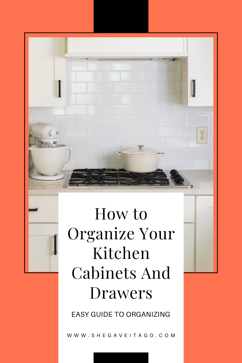 Kitchen Cabinet and Drawer Organization Ideas by top AL home blogger, She Gave It A Go