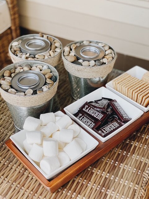 DIY S'MORES TABLETOP FIRE BOWLS
