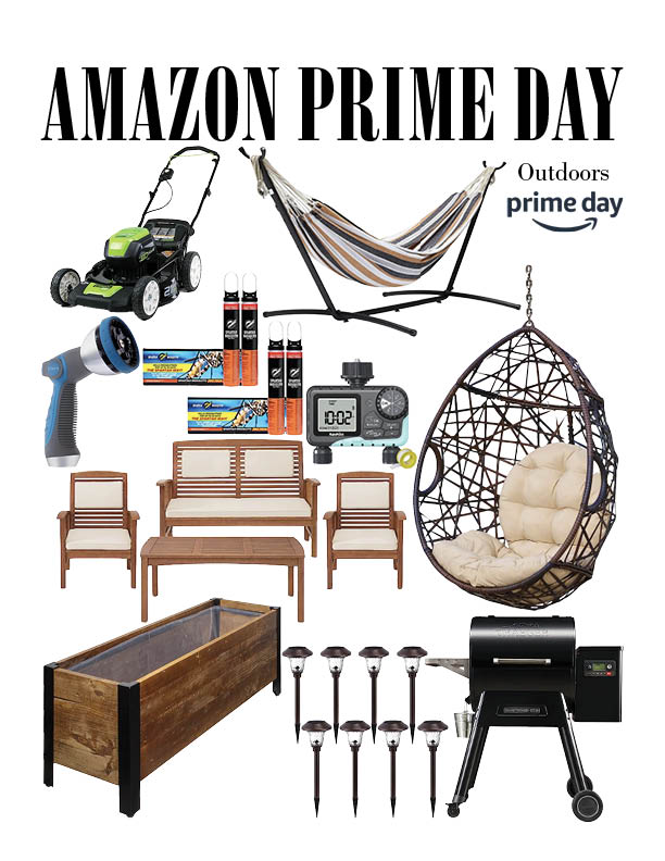 Amazon graphic of Outdoor finds for Prime Day