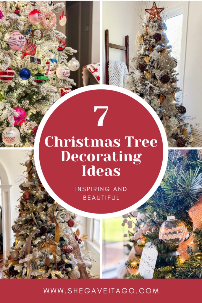 7 Inspiring Christmas Tree Decorating Ideas | She Gave It A Go