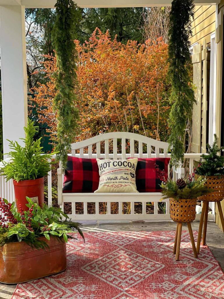 front porches and entryway ideas for the holiday