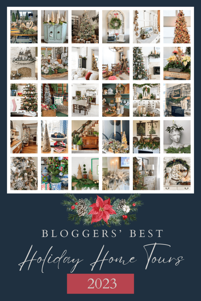 Christmas 2023 Bloggers' Best home tour pinterest pin collage
