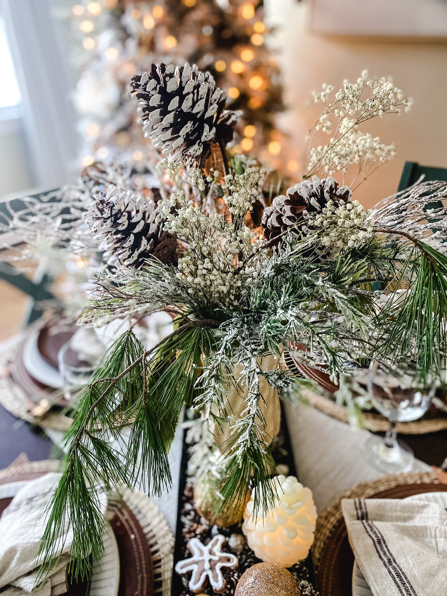 Christmas Table Decor And Centerpieces For Holiday Charm | She Gave It A Go