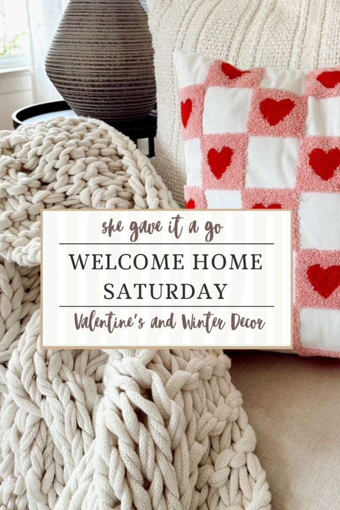 Welcome Home Saturday pinterest pin