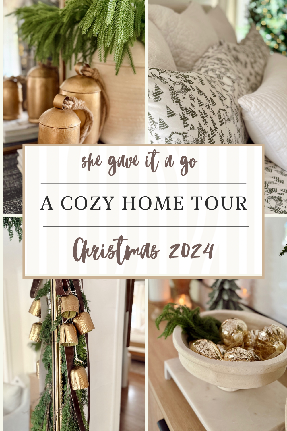 2024 Cozy Christmas Home Tour | She Gave It A Go