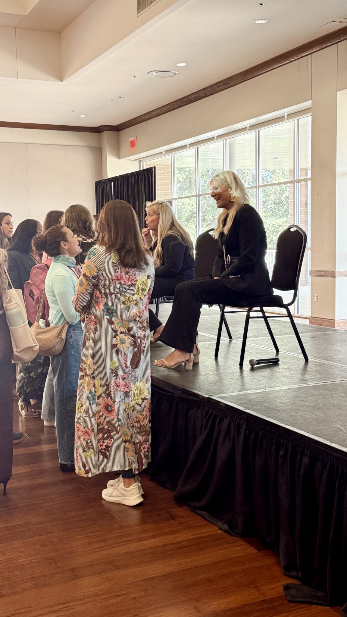 Brendt Blanks and KariAnne of Thistlewood Farm speaking at the Achieve Conference.